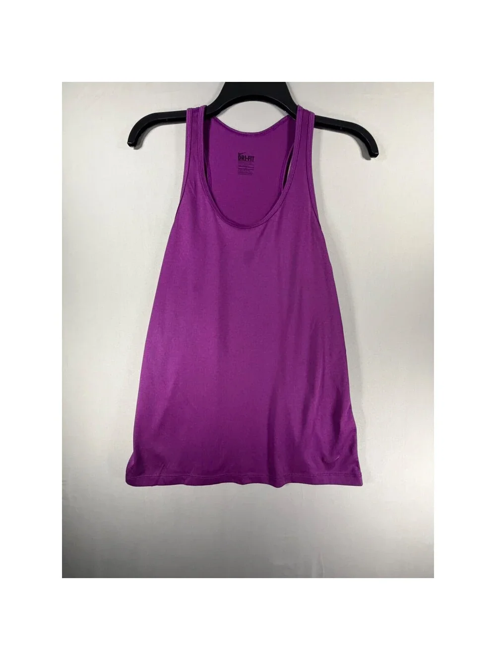 Nike Dri-FIT Purple Racerback Tank Top Womens Large Athletic Training Gym Shirt